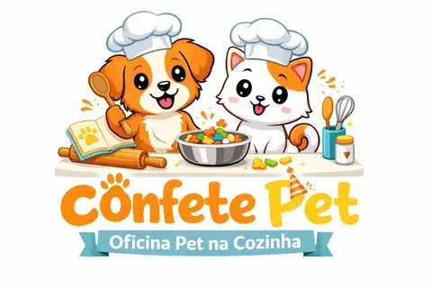 Logo da Oficina Pet na Cozinha Confete Pet